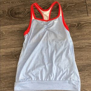 Nike dri fit sports bra tank top